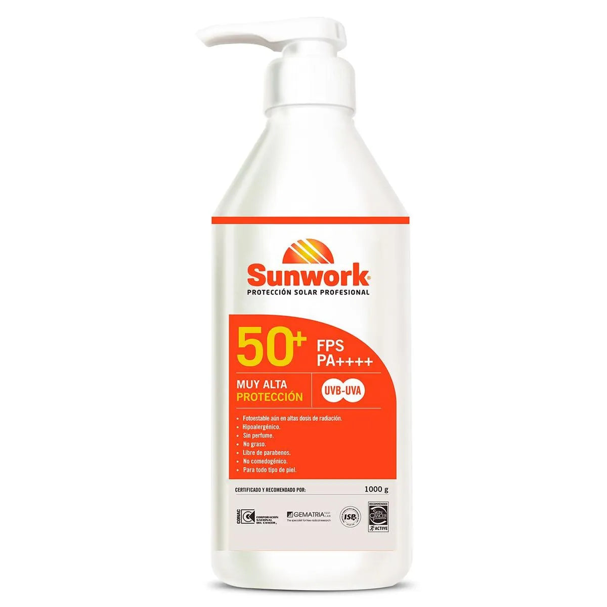 Bloqueador Sunwork Fps 50