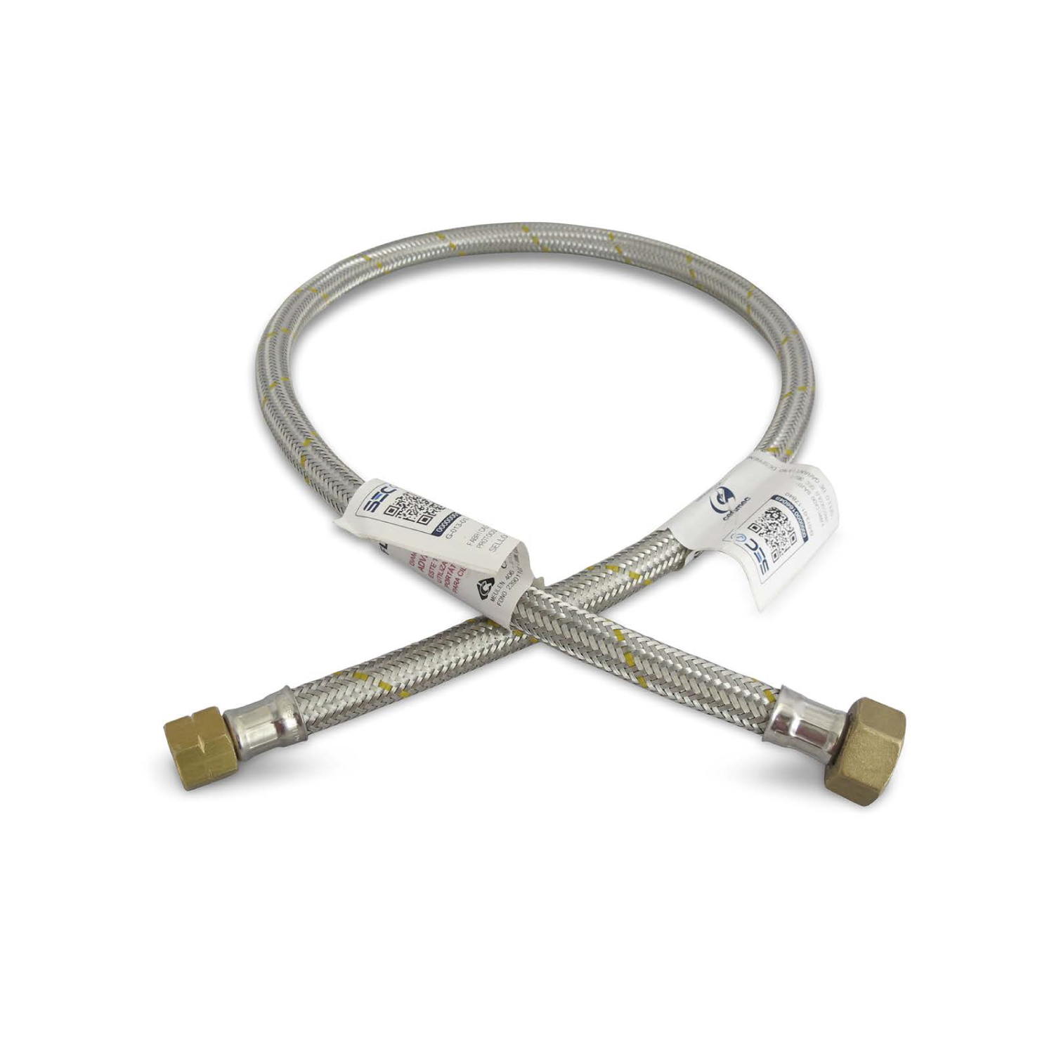 Flexible de Gas. Hi - Hi 3/8 (izq) X 3/8 100cm