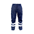 Pantalon Cargo Gabardina C/reflectante Black Bull