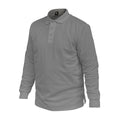 Polera Pique Dry Fit Black Bull M/larga