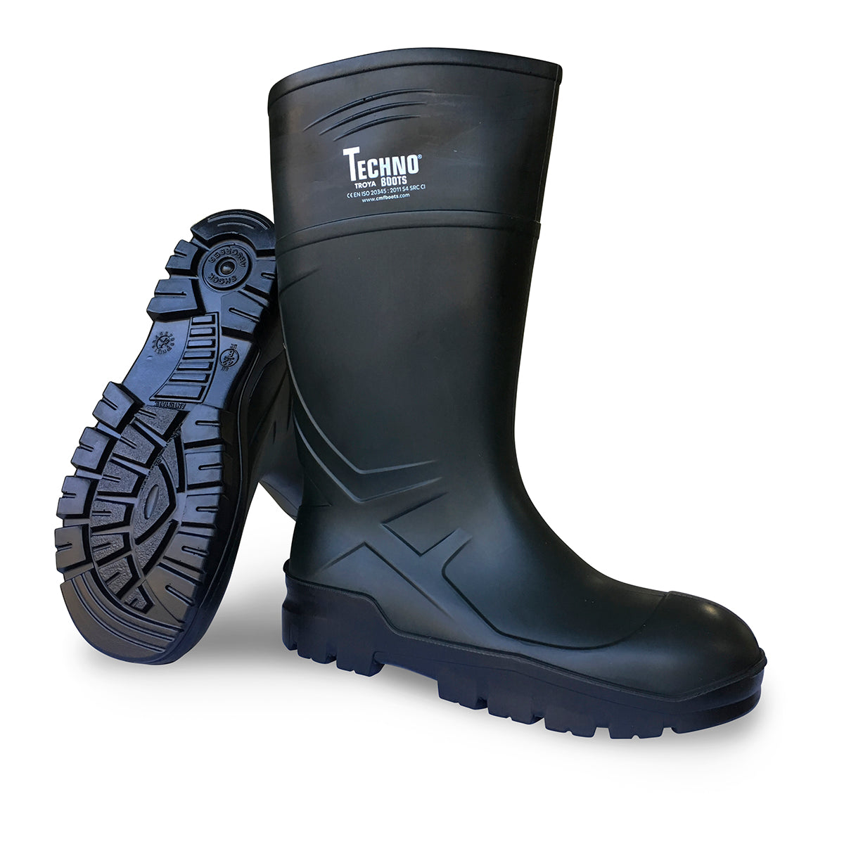Bota Pu Techno Troya P/Acero